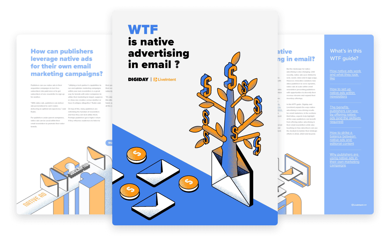WTF is native advertising in email? - LiveIntent